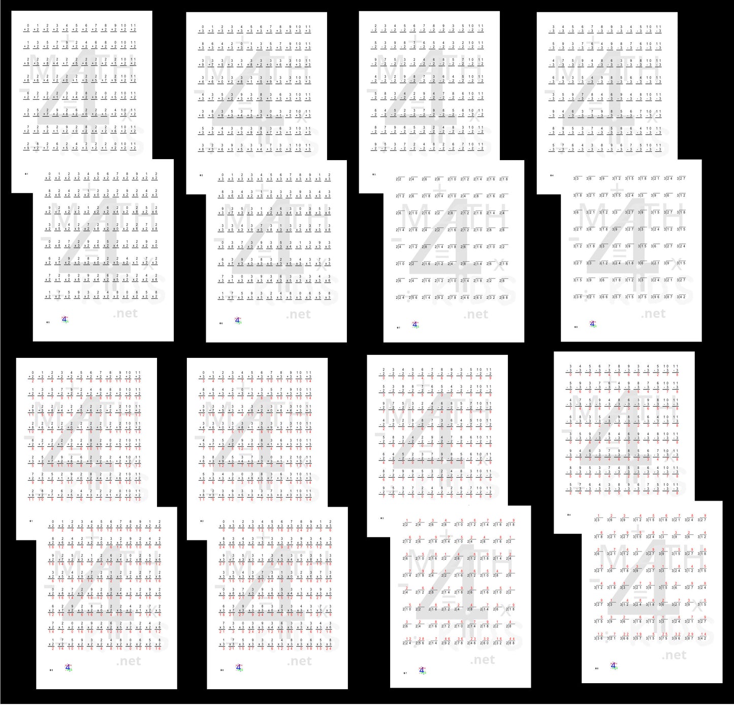 Worksheet Sampler Pack
